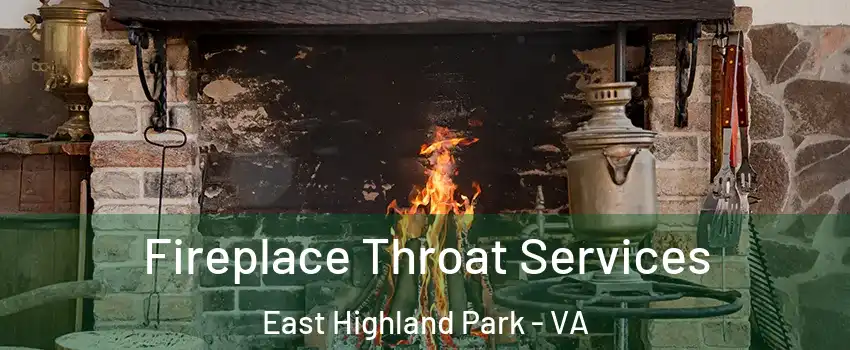  Fireplace Throat Services East Highland Park - VA