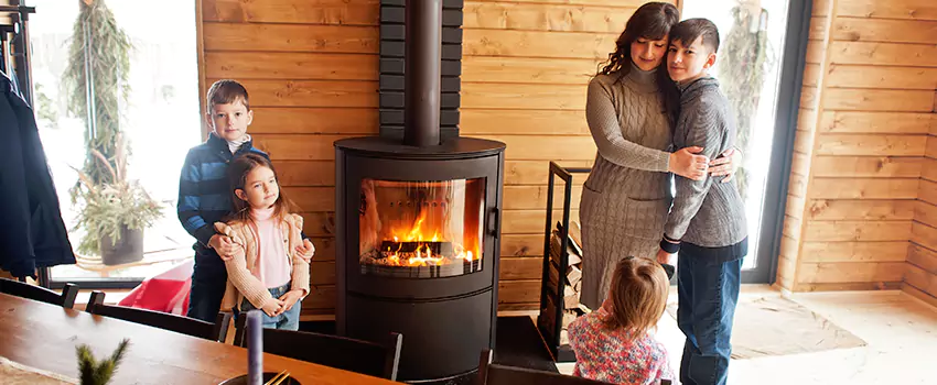 Morso Cast Iron Fireplace Insert Installation in East Highland Park, Virginia