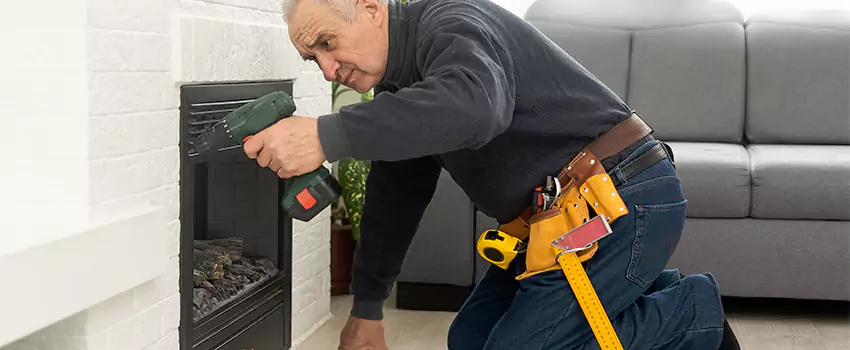 New Indoor Fireplace Installation in East Highland Park, Virginia