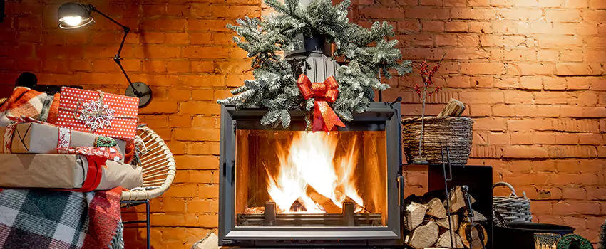 Travis Industries Linear Gas Fireplace Installation in East Highland Park, Virginia