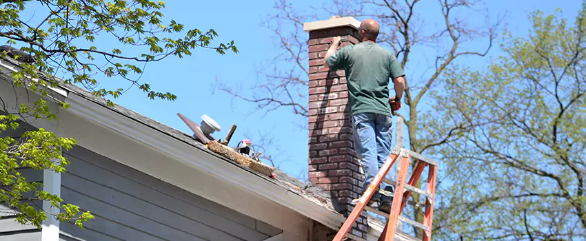 Vinyl and PVC Chimney Flashing Installation in East Highland Park, VA